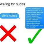 image for Asking for nudes