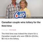 image for Couple wins lottery for the third time