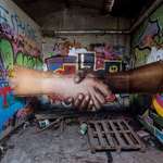 image for Forced perspective graffiti