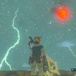 image for [BotW] I had a blood moon, a snowstorm, and a thunderstorm happen at the same time.