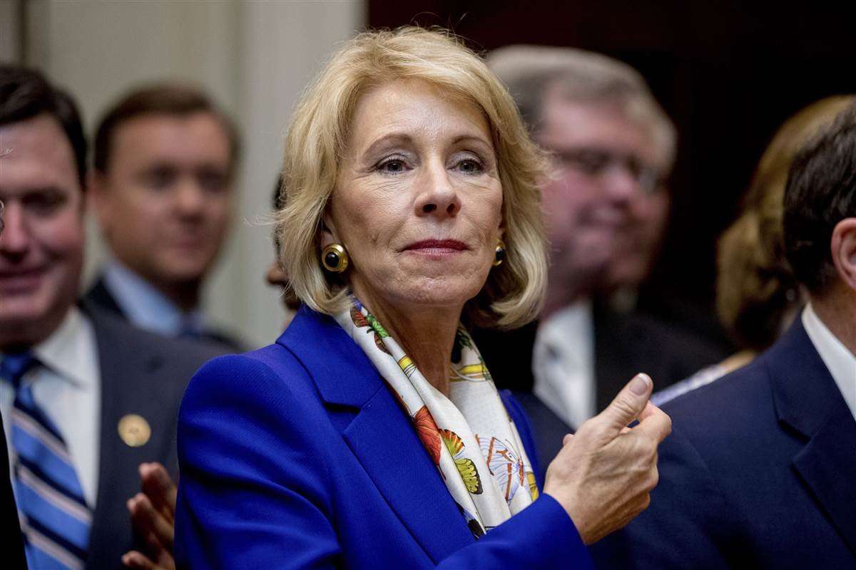 image for Security for Betsy DeVos Costing Education Dept. Nearly $8M for 8 Months