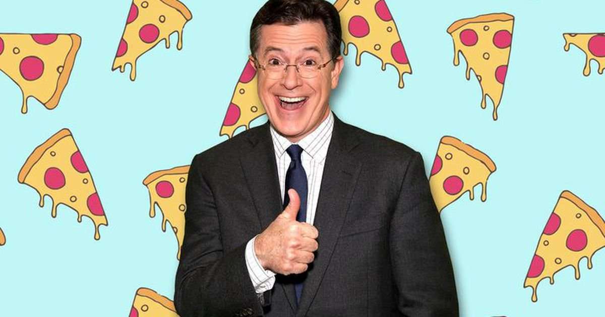 image for Stephen Colbert throws staff pizza parties when he beats Jimmy Fallon's ratings