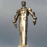 image for Statue of Yuri Gagarin in Moscow, completed in 1980