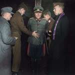 image for American troops prepare nazi Major General Anton Dostler for execution for killing 15 OSS men, Italy, 1945.