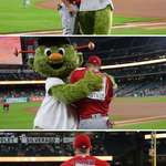 image for Houston Astros mascot tricks Angels' Mike Trout