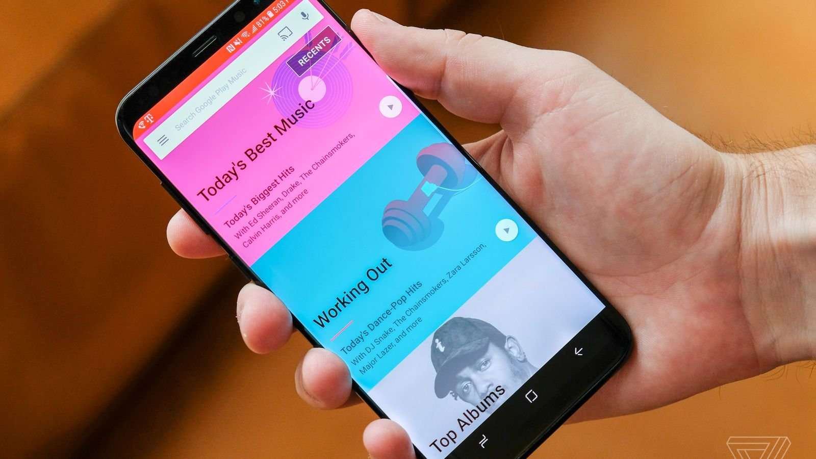 image for Samsung will use Google Play Music as the default music app on its devices