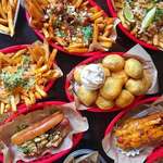 image for Filthy Fries, Dirty Chili Fries, Elote Fries, Fried Oreos with Horchata Whipped Cream, Patty Melt Dog, and Elote Dog [OC] [750x936]