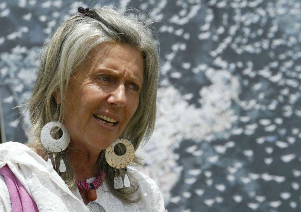 image for Author and conservationist Kuki Gallmann shot in Kenya