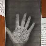 image for My boss writes notes on his hand and photocopies it for later