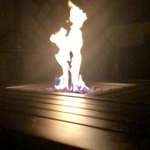 image for Took a picture of my fire pit last night and caught Peter Pan and Tinkerbell
