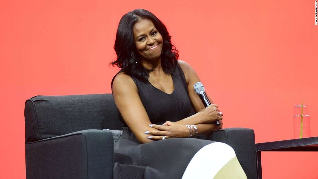 image for Trump memo outlines end to Michelle Obama's girls education program