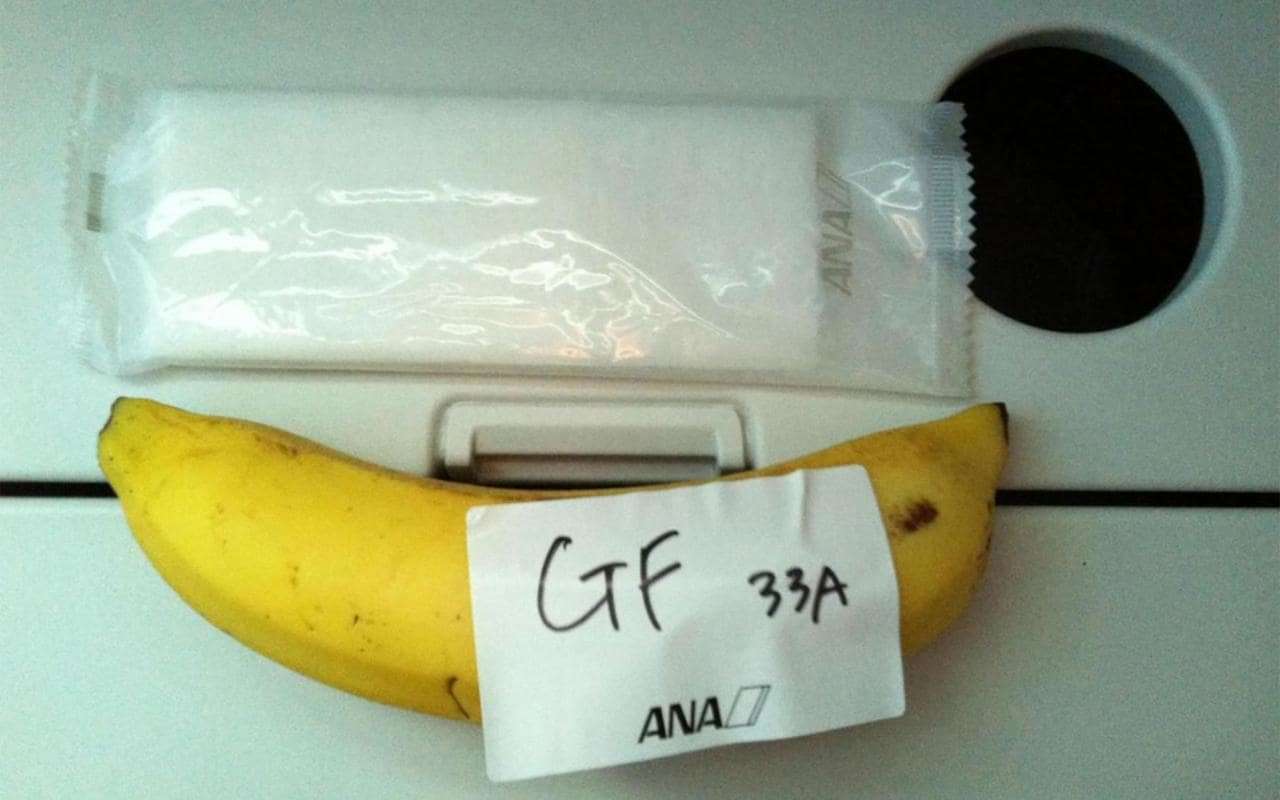 image for Man who ordered gluten-free meal on flight is given a single banana – and cutlery to eat it with