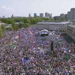 image for Opposition parties are holding a pro-EU rally &amp; march today in Warsaw, Poland