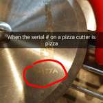 image for The serial number on this pizza cutter
