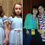 image for The Grady twins(played by Louise and Lisa Burns, circa 1980) in The Shining. After playing creepy 11-year-old twins, the Burns sisters initially hoped to act but were too memorable as dead kids. Now 49 and both residing in London, England, Lisa is a lawyer and Louise is a published scientist.