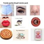 image for Trendy quirky fat girl