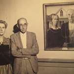 image for The American Gothic models, 1930 [500x374]