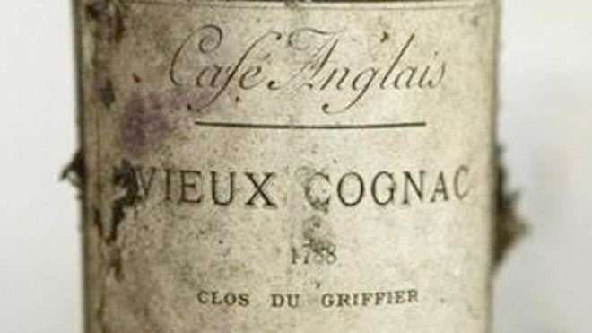 image for Historic $77,500 bottle of cognac broken by mistake