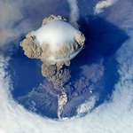 image for Volcanic eruption from space!