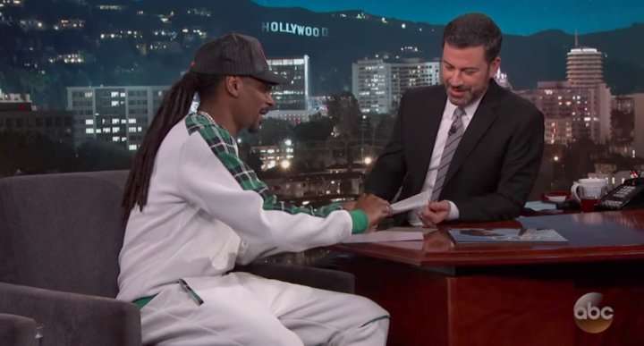 image for Snoop Dogg Gave Jimmy Kimmel a Hospital Donation