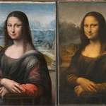 image for On the left is Prado's Mona Lisa which was painted by a student of da Vinci. It is thought that the two were painted simultaneously in the same studio, and so it gives an insight to what the Mona Lisa originally looked like.