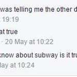 image for Is it true about subway?