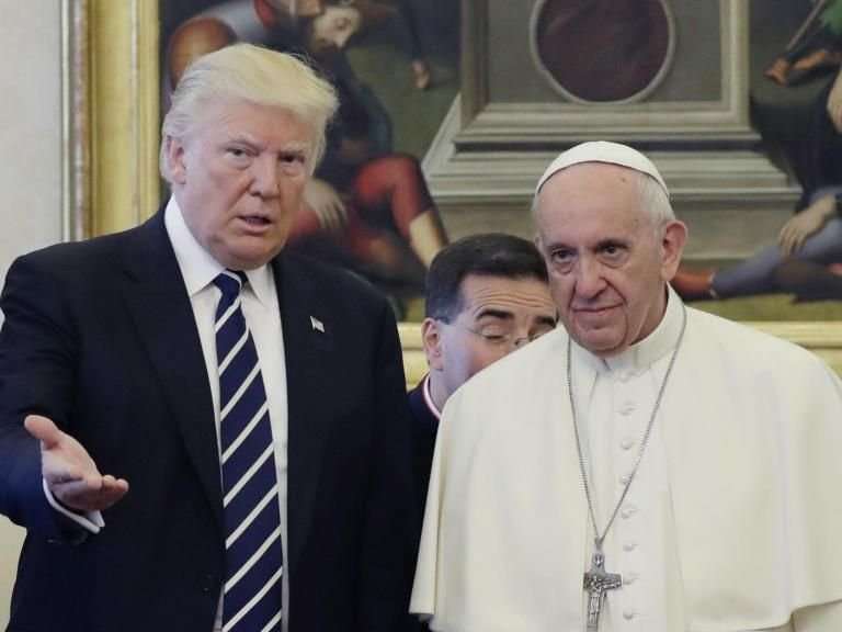 image for The Pope gave Donald Trump a 192-page letter he wrote on climate change