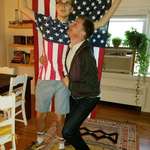 image for How I greeted dad after he took his citizenship test. Welcome him to the greatest nation on earth!