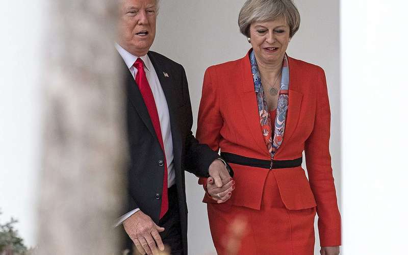 image for Theresa May accused of being ‘Donald Trump’s mole’ in Europe after UK tries to water down EU climate change policy