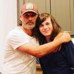 image for Andrew Lincoln surprised Chandler Riggs at his graduation party.