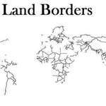image for Map Showing only Land Borders [640×337]