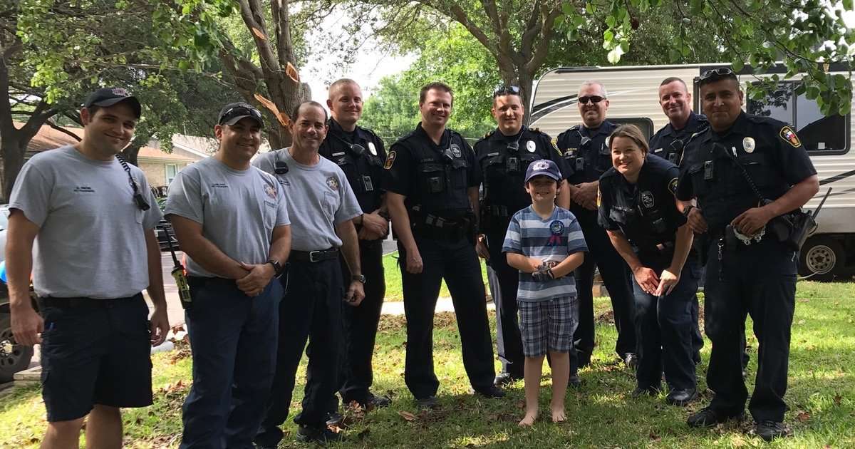 image for No one came to this 8-year-old's birthday party, so Hurst police got involved