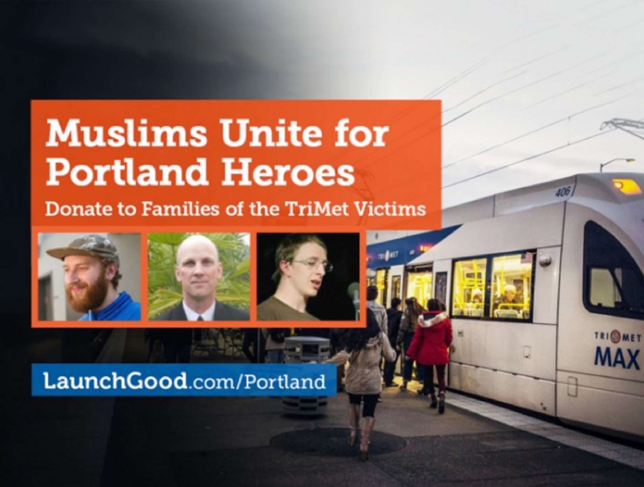 image for Muslim groups raise $500,000 for the victims of the Portland attacks