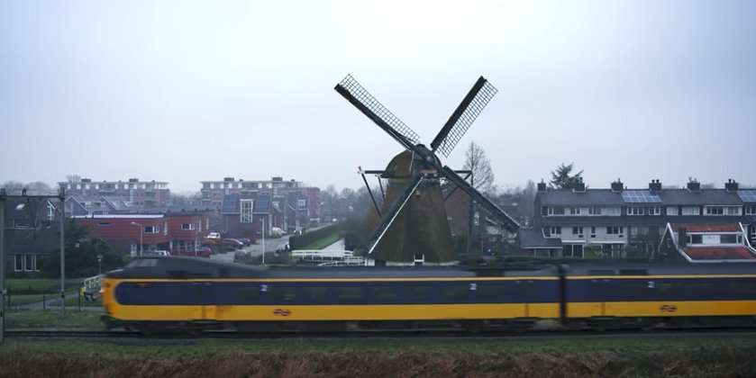 image for All Dutch trains now run on 100% wind power