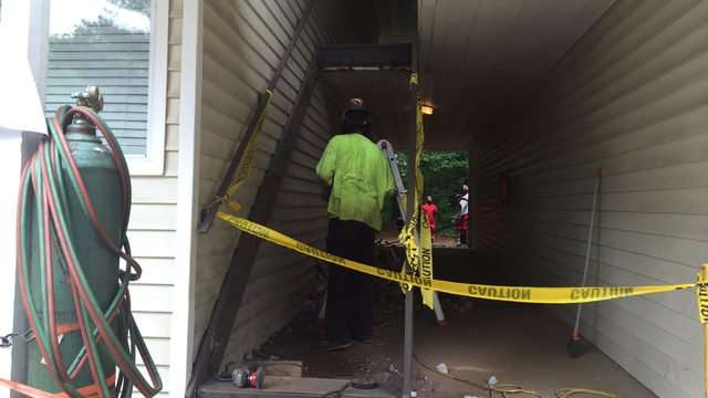 image for 2nd floor residents trapped after apartment removes stairs