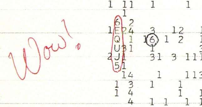 image for Mysterious 'Wow! signal' in 1977 came from comets, not aliens, researcher reveals