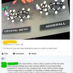 image for Look, see Crystal Meth &amp; Adderall are the same.