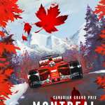 image for Ferrari Poster for Canadian GP