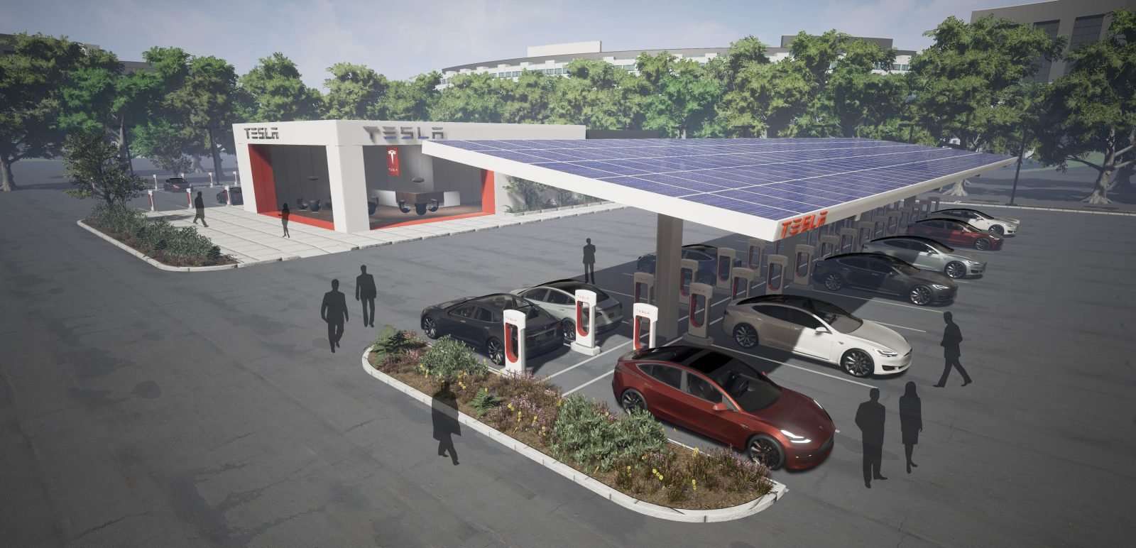 image for Tesla plans to disconnect ‘almost all’ Superchargers from the grid and go solar+battery, says Elon Musk