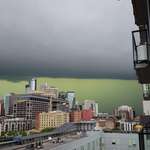 image for This storm front turned the sky green