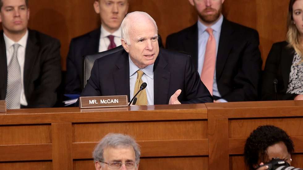 image for McCain says American leadership was better under Obama: report