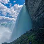 image for Behind the Falls. Taken at Niagara Falls, Canada [OC] [1389 x 1852]