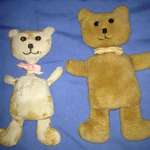 image for A tale of 2 teddies- my sister and I both got them at the same time, ~18 years ago.