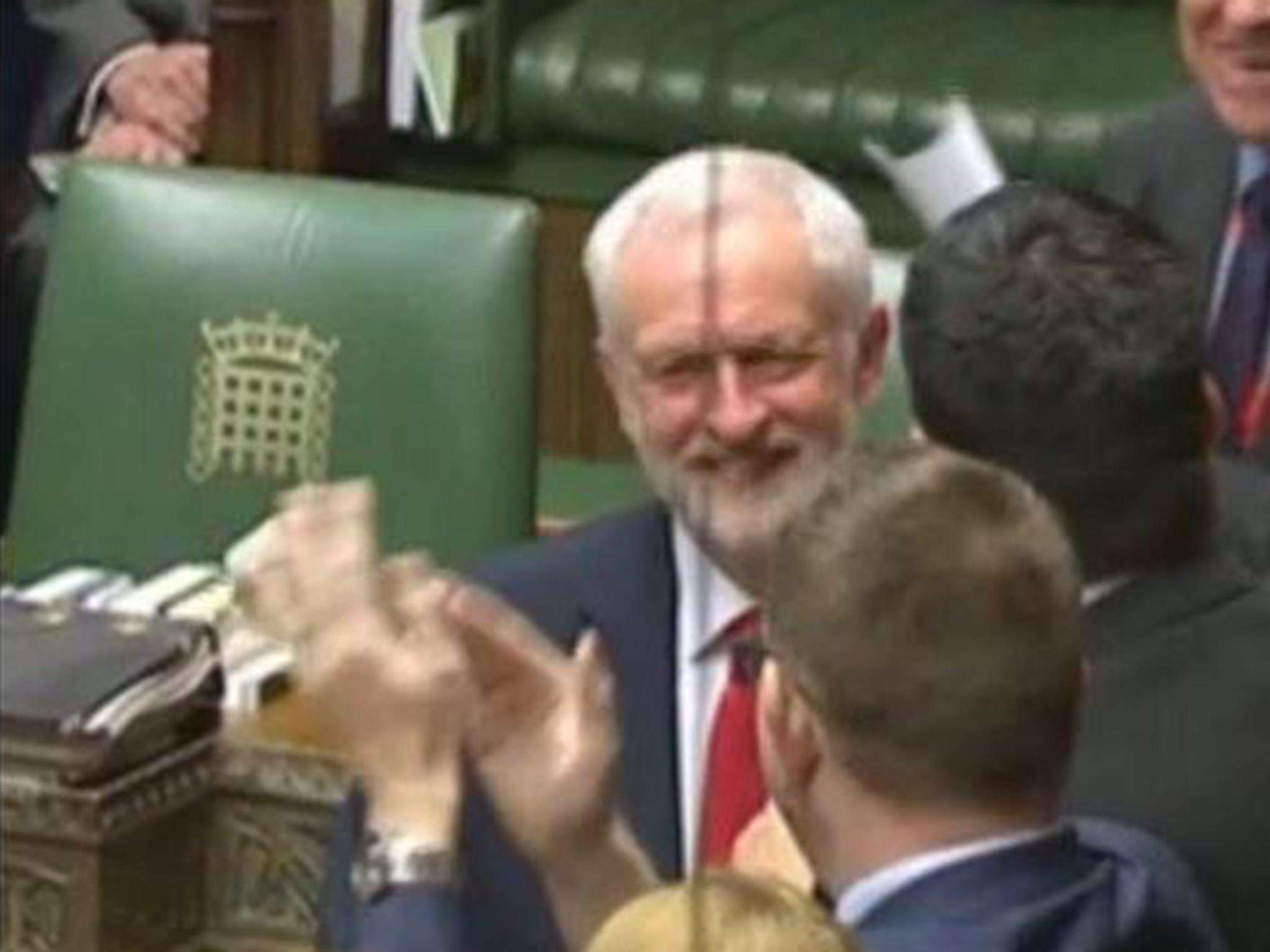 image for Jeremy Corbyn receives standing ovation on return to House of Commons