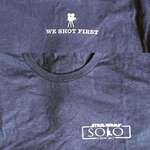 image for Really cool Han Solo movie crew t-shirt