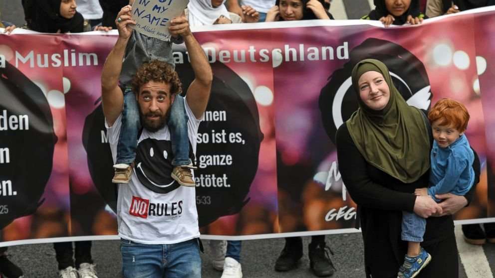 image for Muslim 'peace march' held in Germany but turnout disappoints