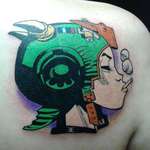 image for My Tank Girl Tattoo done by Ryan at Monarch Tattoo in Newfoundland, Nj.