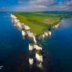 image for Old Harry Rocks from 400ft above.. [OC] [4000x3000] by Ryan Howell