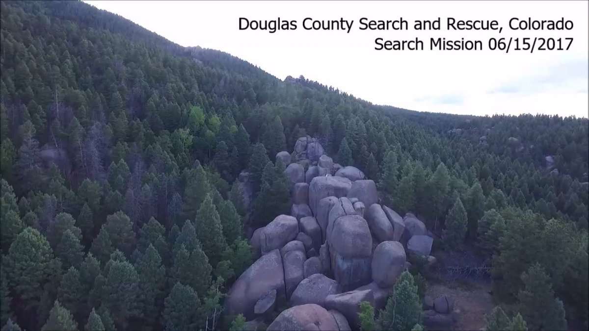 image for Search and rescue team uses drone to recover missing hikers