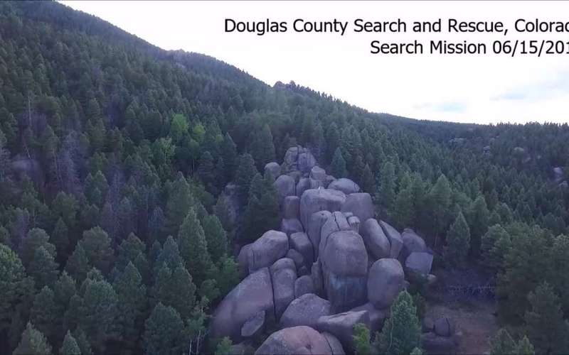 image for Search and rescue team uses drone to recover missing hikers